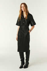 Midi-Length Dress Aste Noir