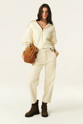 Straight-Leg Jeans Aimmer Ecru