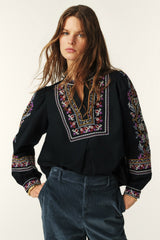 Top Caloe Blue