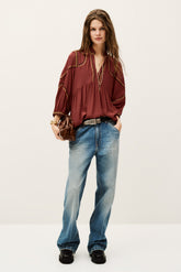 Blouse Talsie Orange