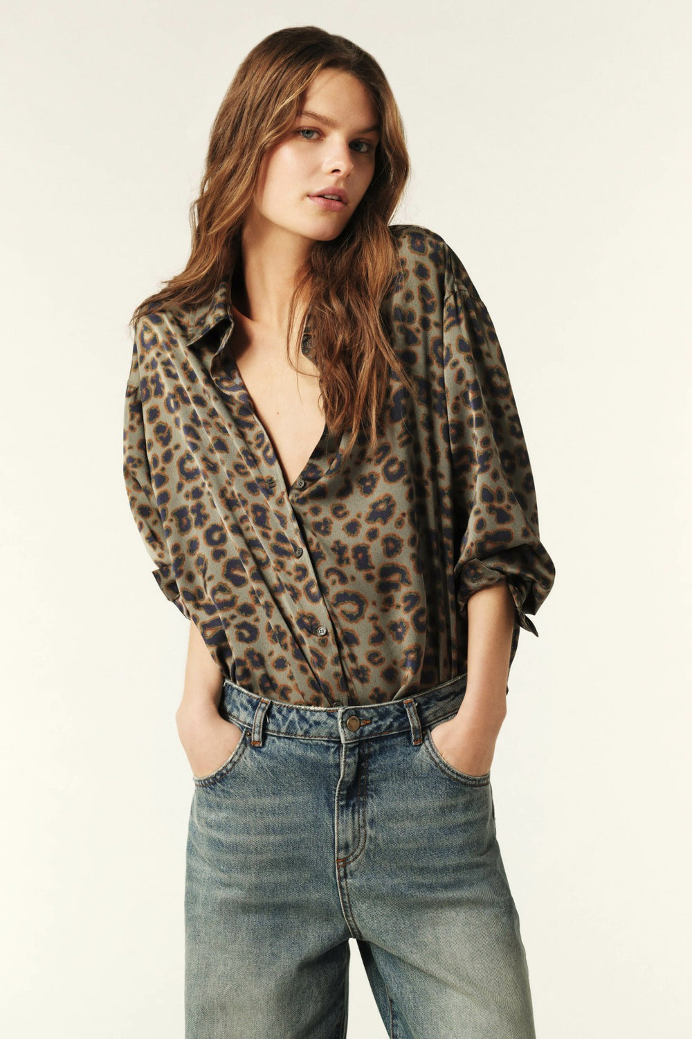 Long-Sleeved Shirt Billie Kaki