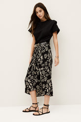 Flowing Midi Skirt Annie Noir