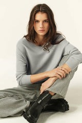 Long-Sleeved Pullover Elsy Blue