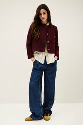 Wide-Leg Jeans Fona Blue