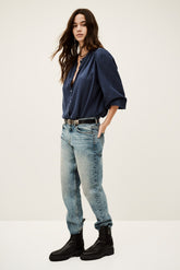 Puff-Sleeve Shirt Tia Marine