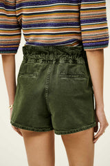 Straight Short Shorts Fabo Kaki