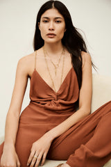 Jumpsuit Fifia Marron