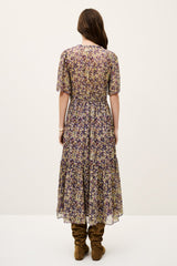 Short-Sleeved Dress Lariol Violet