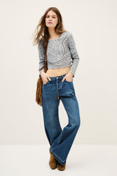 Long-Sleeved Pullover Marc Blue