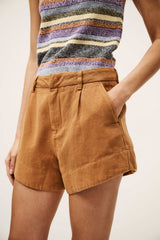 Loose-Fit Shorts Roma Marron