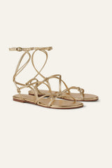 Strappy Open Sandals Cegane Gold