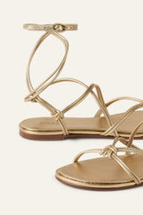 Strappy Open Sandals Cegane Gold