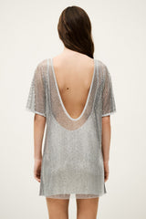Short Dress Metalia Silver
