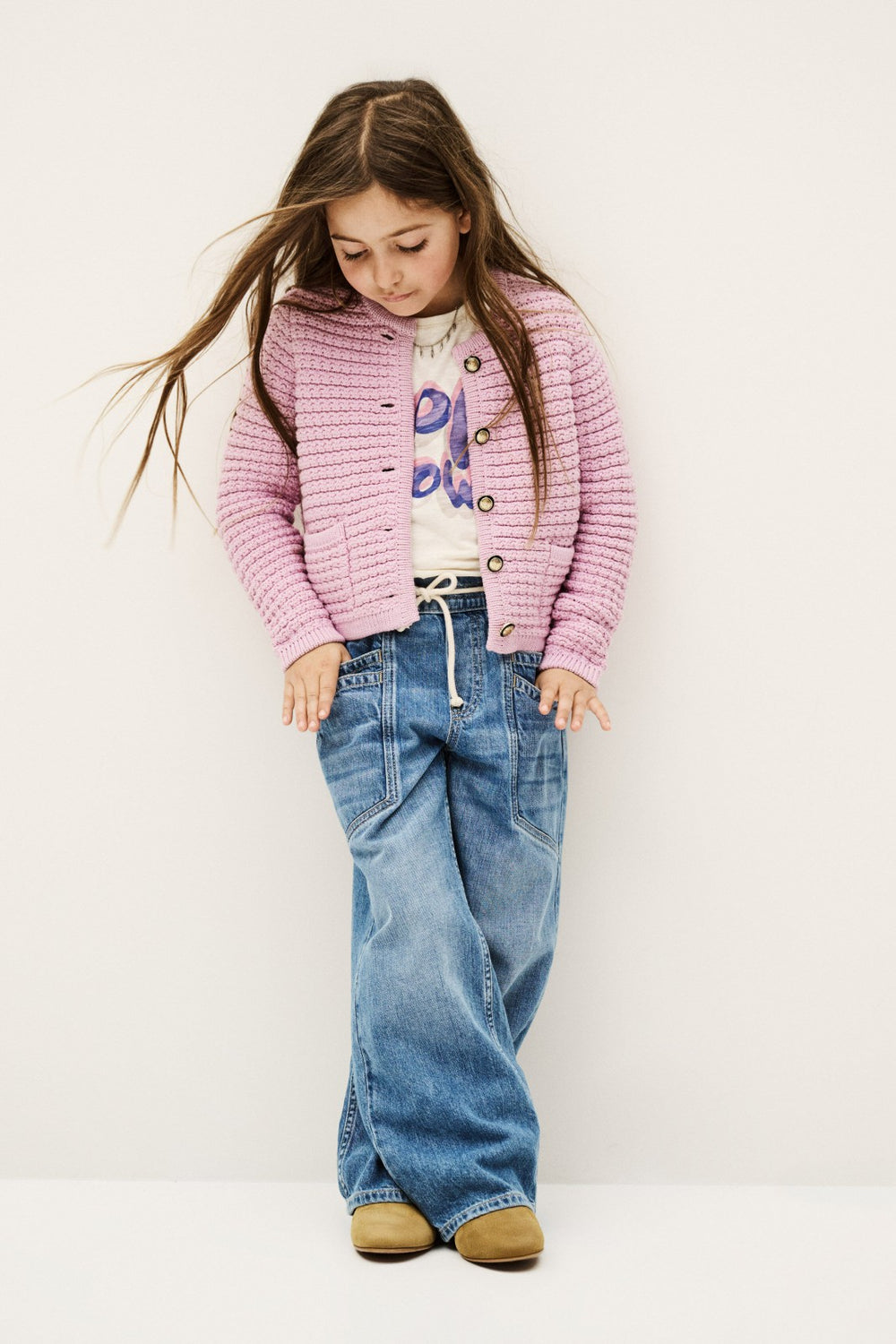 Gaspard Cardigan Rose