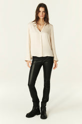 Long-Sleeved Shirt Netsey Beige