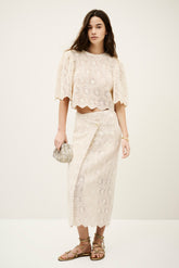 Gaelle Skirt Ecru