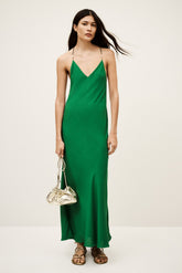 Midaxi-Length Dress Hany Vert