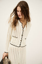 Boxy Cardigan Sheila Ecru
