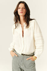 Long-Sleeved Shirt Yilla Ecru