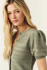 Cardigan Vinat Kaki