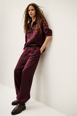 Flowing Trousers Charly Bordeaux