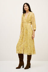 Midi Dress Karla Jaune