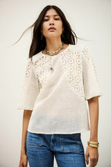 Short-Sleeved Top Marlow Ecru