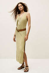 Midi-Length Dress Zalana Gold