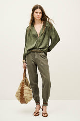 Long-Sleeved Shirt Cessia Kaki