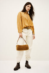 Embroidered Boho Shirt Jaky Ecru