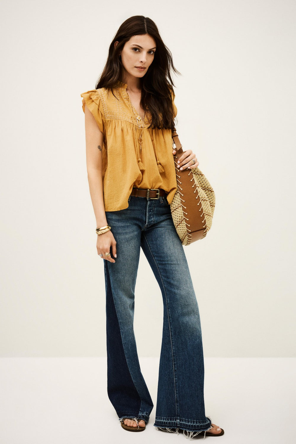 Sleeveless Top Janny Ecru