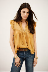 Sleeveless Top Janny Ecru