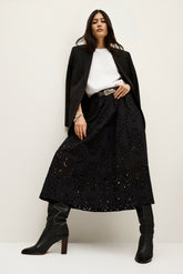 Embroisered Flared Skirt Bela Noir