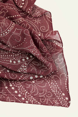 Scarf Folga Bordeaux