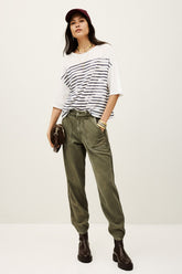 Oversized Sailor T-Shirt Crysbo Blanc