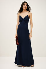 Maxi-Length Dress Clash Blue