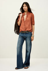 Short-Sleeved Shirt Mimi Orange