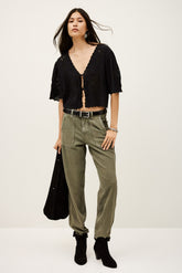 Openwork Top Olaya Noir