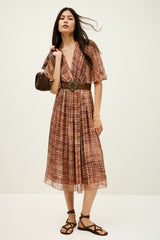 Midi-Length Dress Romance Rose