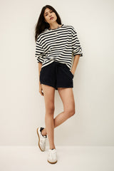 Three-Quarter Sleeve Top Foley Marine