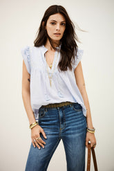 Sleeveless Top Janny Blue