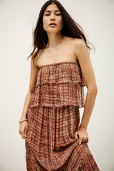 Long, Printed Dress Robbie Rose