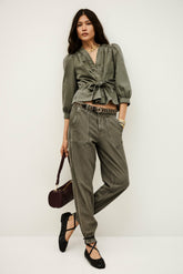 Wrap Top Olavina Kaki