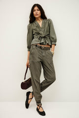 Wrap Top Olavina Kaki