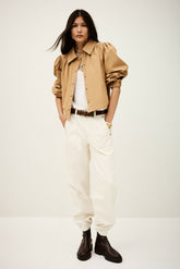 Ruffled Coat Icon Marron