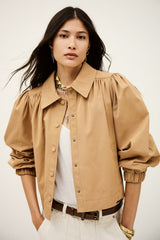 Ruffled Coat Icon Marron