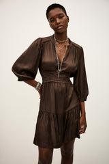 Short Dress Cyriala Chocolat