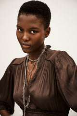 Short Dress Cyriala Chocolat