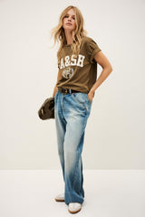 Short-Sleeved T-Shirt Ioni Marron