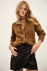 Cardigan Harry Marron